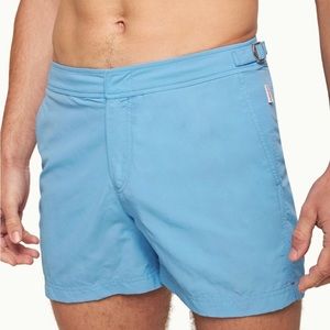 COPY - Orlebar Brown 32 5.5” Bulldog Riviera Shorter-Length Swim Shorts blue ny…